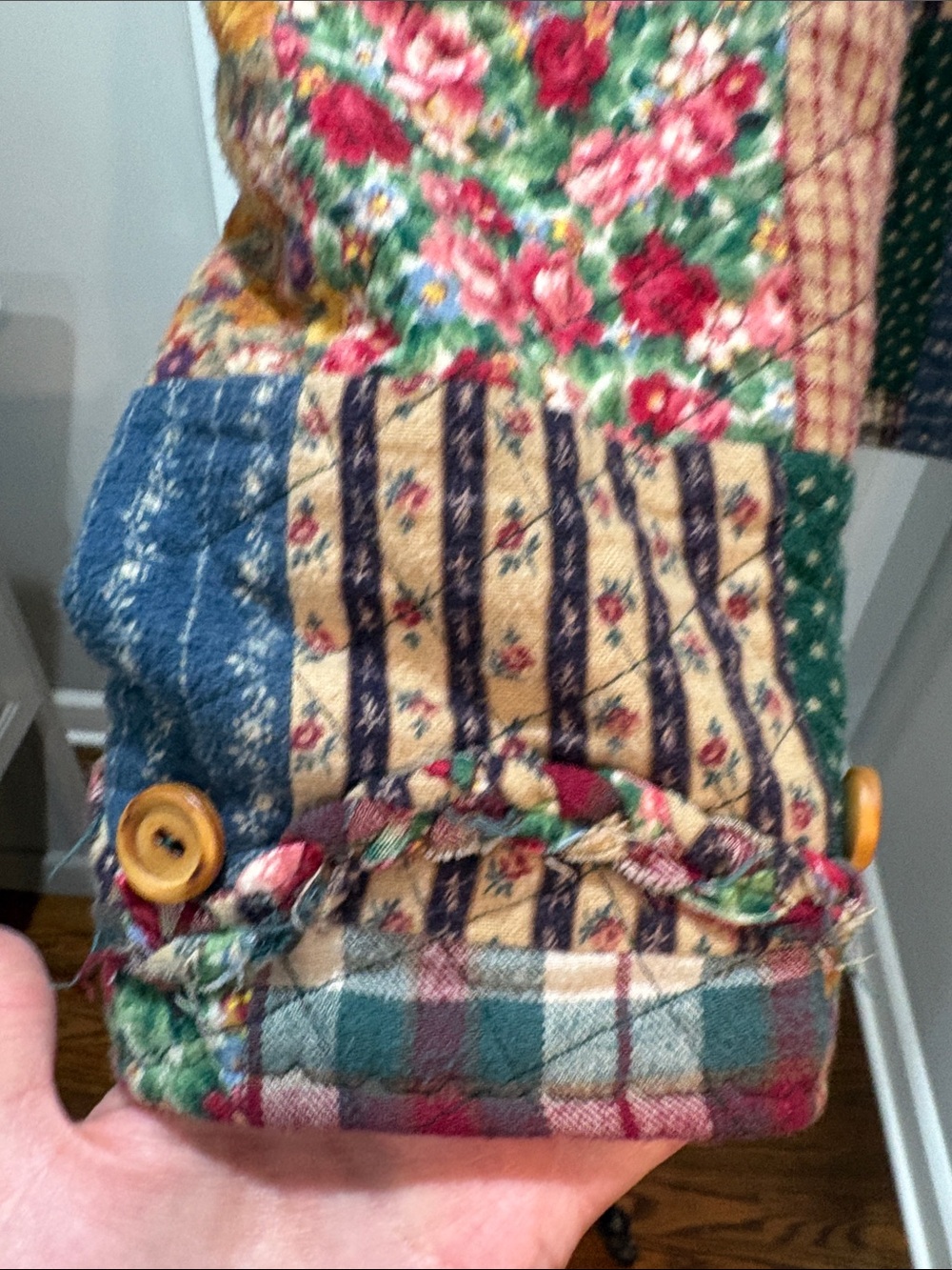 Patchwork Quilted Jacket in Multi-Color - Picture 5 of 7